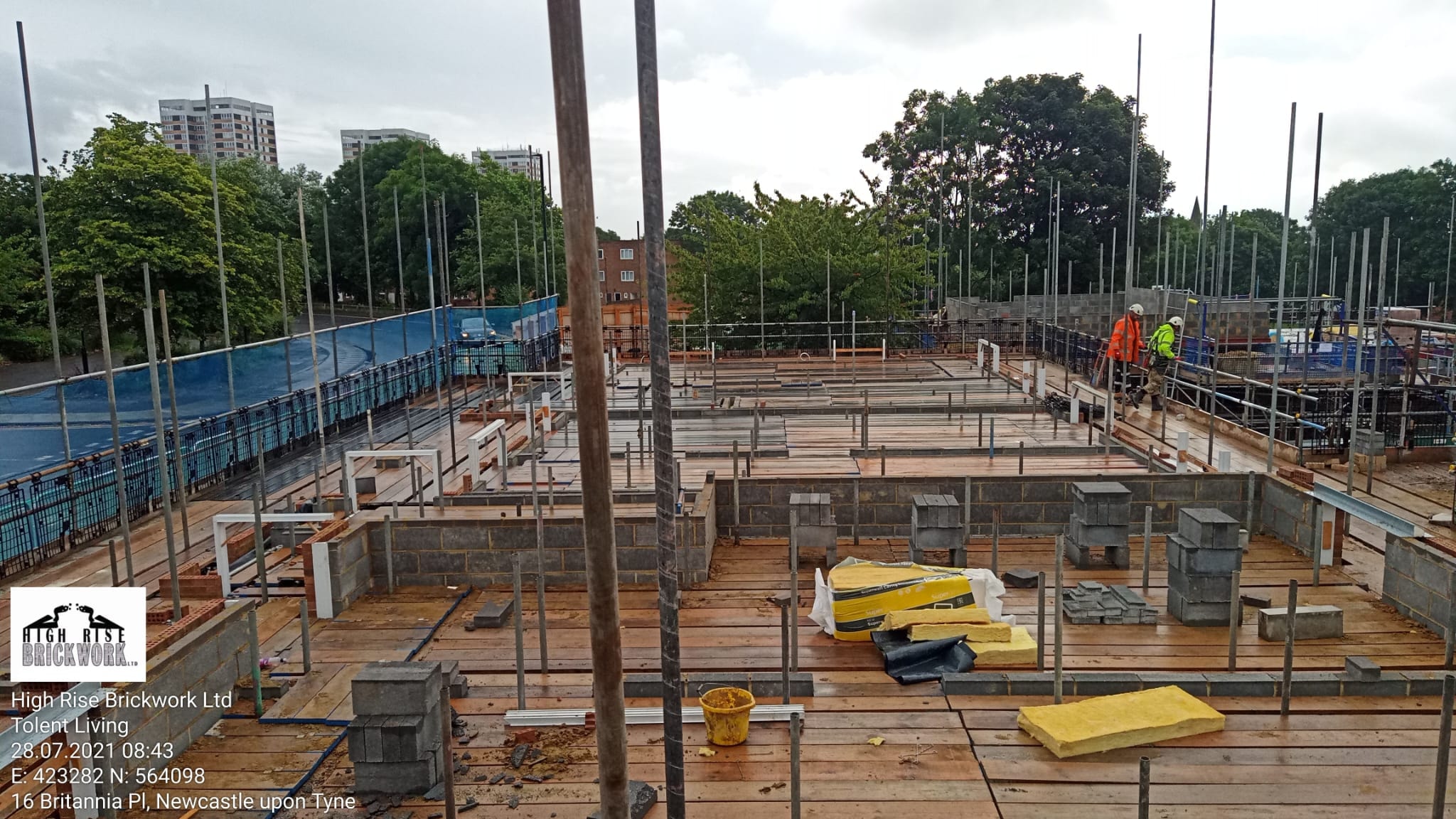 Bricklaying new build project